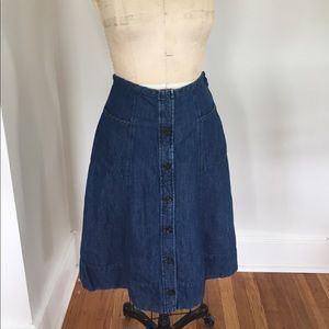 Holding Horses A Line denim skirt